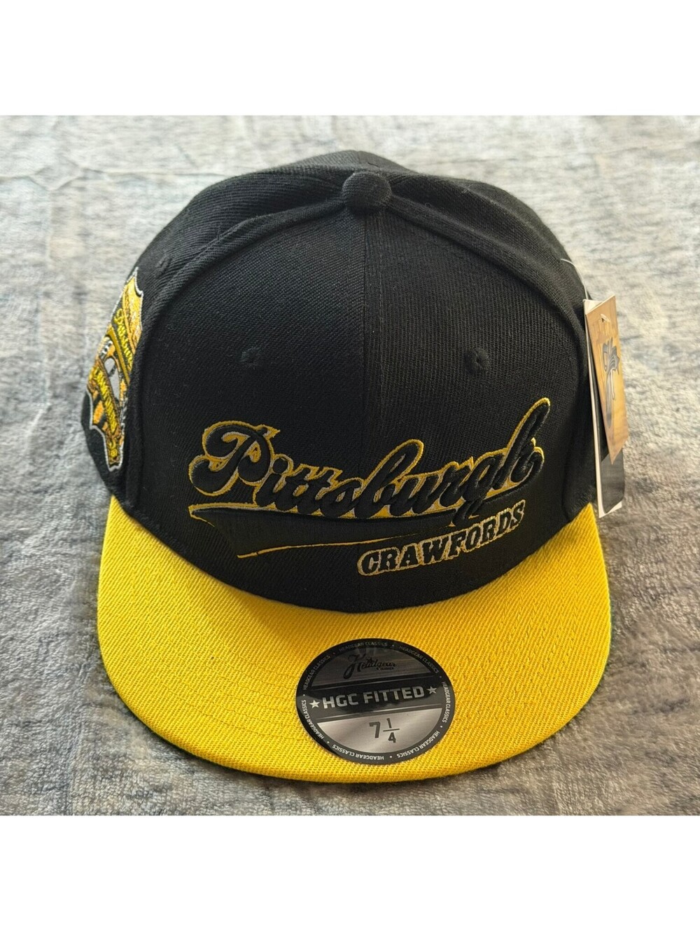 Pittsburgh Crawfords Headgear Classics Fitted Hat 7 1/4 Negro Leagues